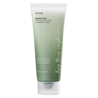 Anua Heartleaf Succinic Moisture Cleansing Foam